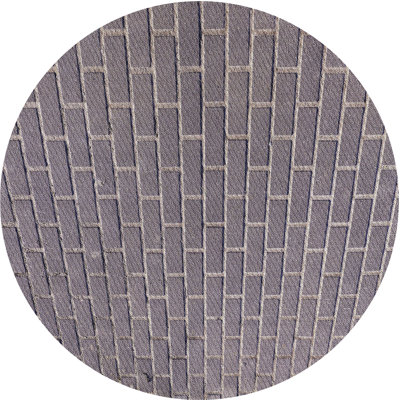Tapis gris tissé à la machine