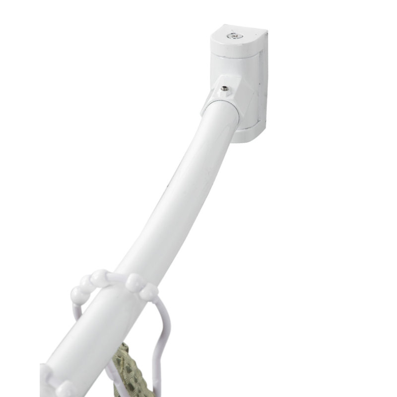 Tringle à rideau de douche 38 po, Blanc
