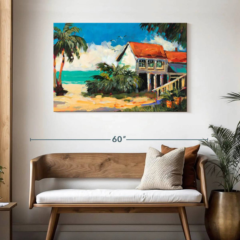 Escapade tropicale Gillard, H 30 po x l 45 po