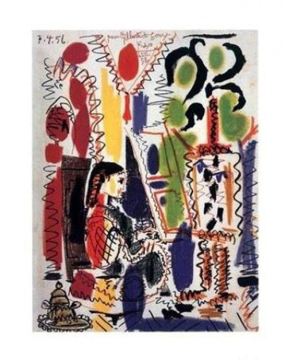 Pablo Picasso - Print, 30cm H x 24cm W x 0.5cm D