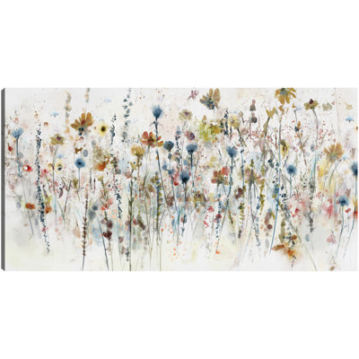 Watercolor Wildflowers by Studio Arts Canvas Wall Art Print