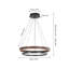 Luminaire à anneaux à DEL en aluminium rustique moderne à intensité variable 3000K-563759123