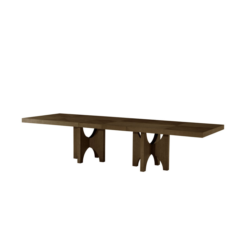 Catalina Extendable Ash Solid Wood Dining Table, Earth