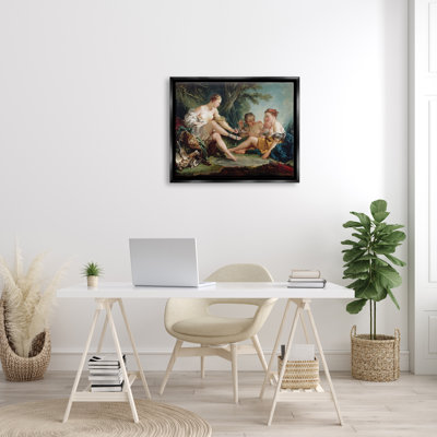 «Diana After the Hunt» par François Boucher - peinture sur toile tendue