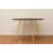 Williams Walnut Round Metal Base Dining Table-20692270-14968221-35832321