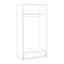 Tawanda 2 Door Wardrobe