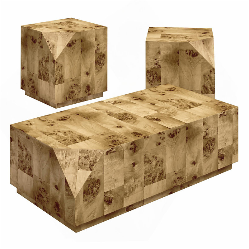 Ensemble de 3 tables basses et tables de bout Moxie