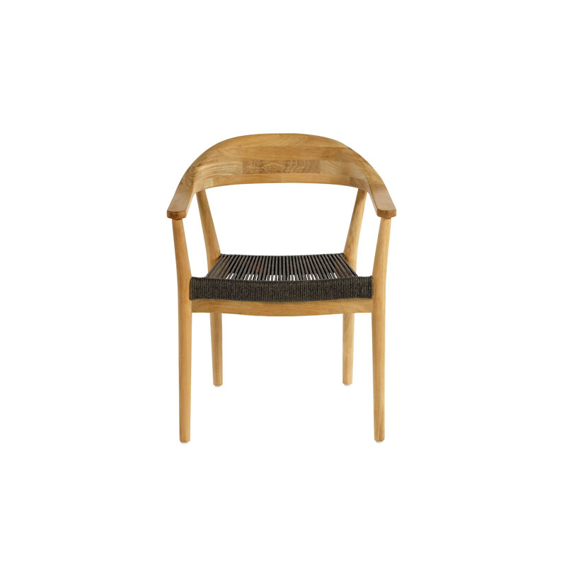 Copenhagen Outdoor Teak Dining Armchair, No Cushion