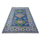 Tapis oriental en laine noué à la main 5 pi 5 po x 7 pi 9 po Chelsea
