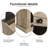 35" Tall Storage Cabinet With 4 Doors-132548603