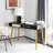 Saxatil Metal Base Writing Desk-524251892