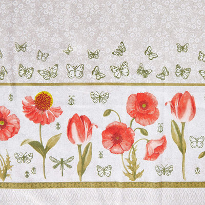 Apolo Floral Cotton Blend Tablecloth
