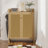 42.5" Tall Rattan Shoe Cabinet With Doors-1090917523