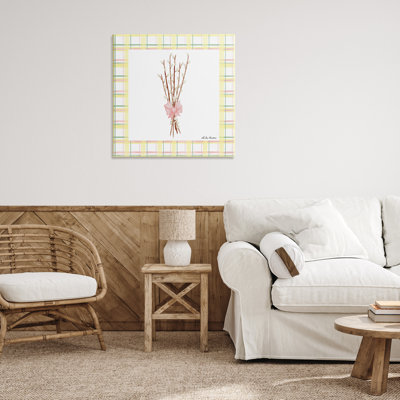 Toile de saule pastel à motif de ressorts, design par Lee Ann Sanders