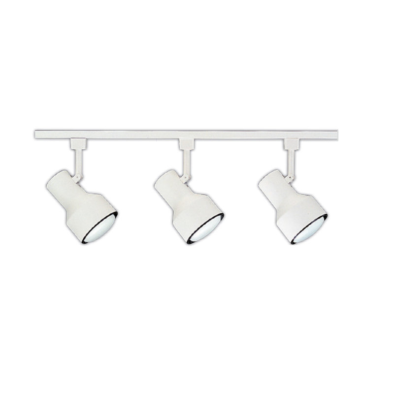 White 4-Foot 3-Light Adjustable Ceiling Track Lighting Kit