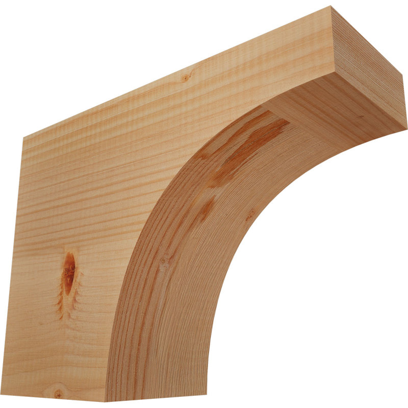 Queue de chevron lisse Huntington, Sapin de Douglas, H 12 po x l 5 1/2 po x L 16 po