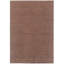 High Low Striped Area Rug in Chocolate-25306377