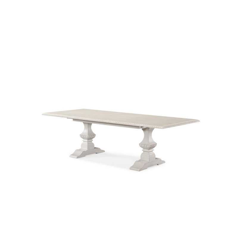 Table de salle à manger complète Tillman (une fois 18 "feuille), Blanc