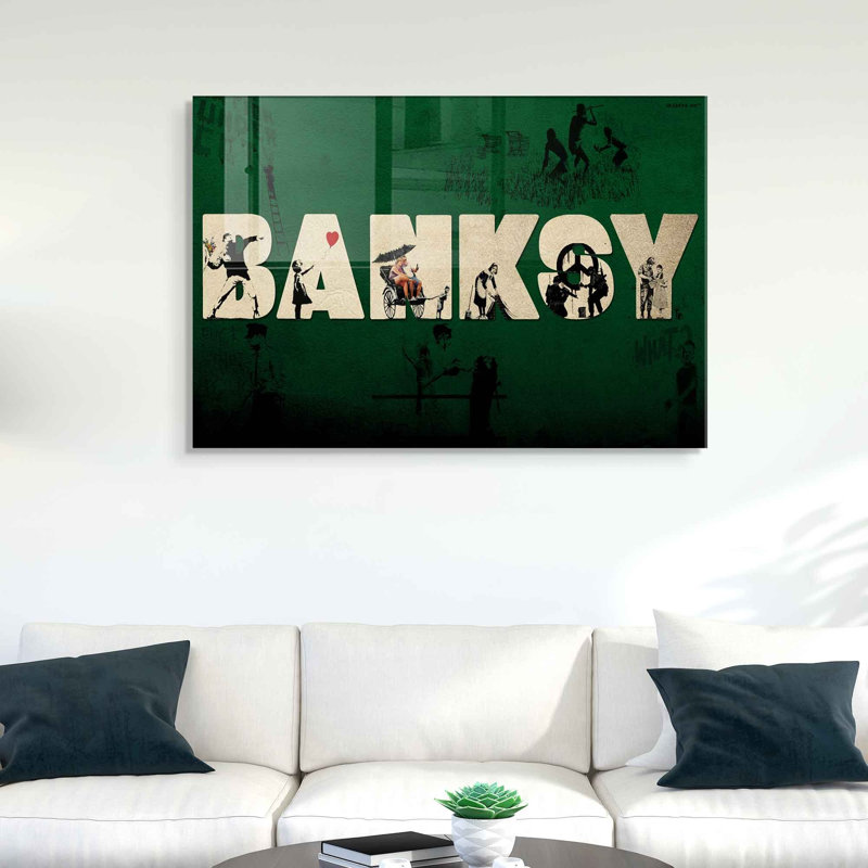 Peinture élégante en verre trempé, 17,7 po x 25,6 po | 100% verre trempé, épaisseur: 0,16 pouce | Superbe art mural pour la décoration intérieure, parfait pour le salon, la chambre à coucher et les espaces de bureau, durable et facile à nettoyer