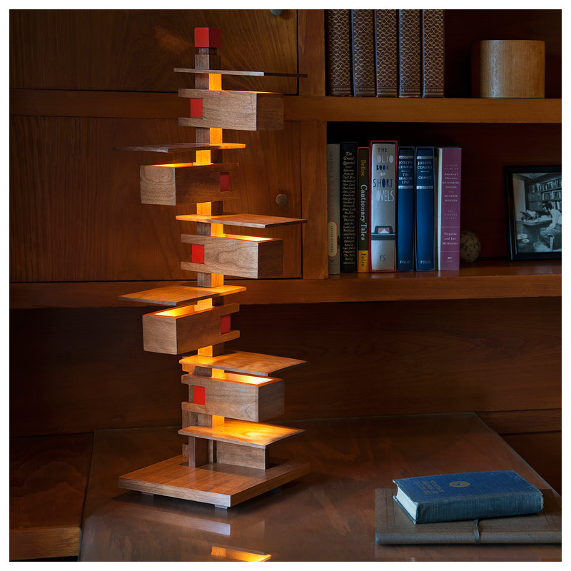 Taliesin Table Lamp, Cherry