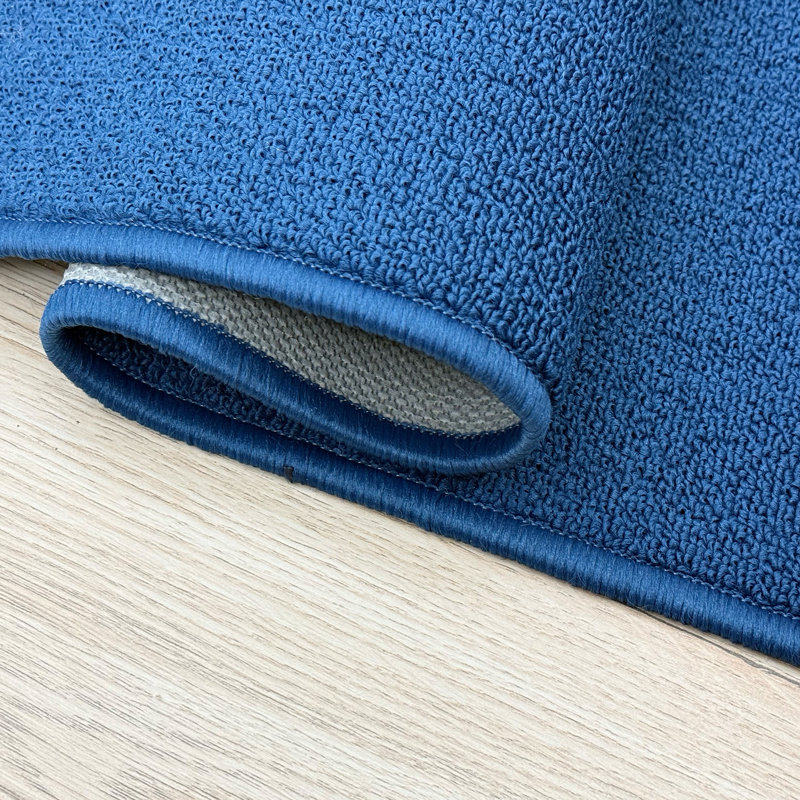 Tapis bleu marine antidérapant sur mesure, Tapis de couloir 2 pi 2 po x 28 pi
