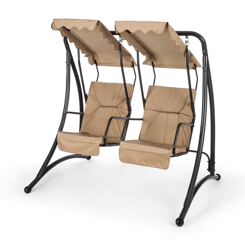 2 Person Porch Swing with Canopy