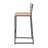 Counter Stool with Metal Frame-39822062-39822063