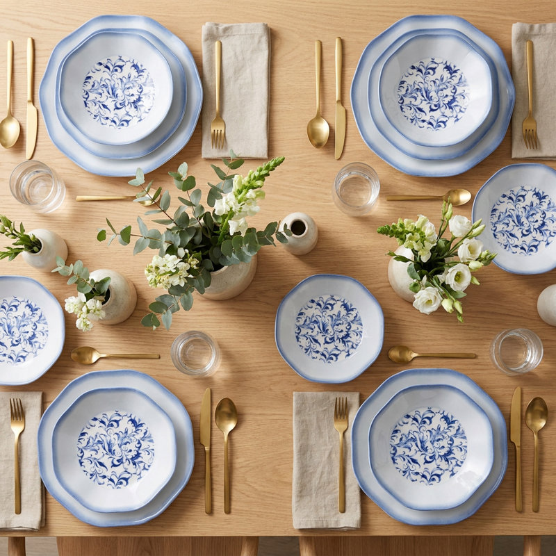 Service de table en porcelaine Florentine