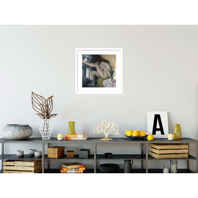 «After the Bath» par Edgar Degas, impression giclée sur cadre