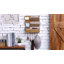 Wall Mail Organiser With Key Hooks, Wall Baskets and Mail Storage-880165432