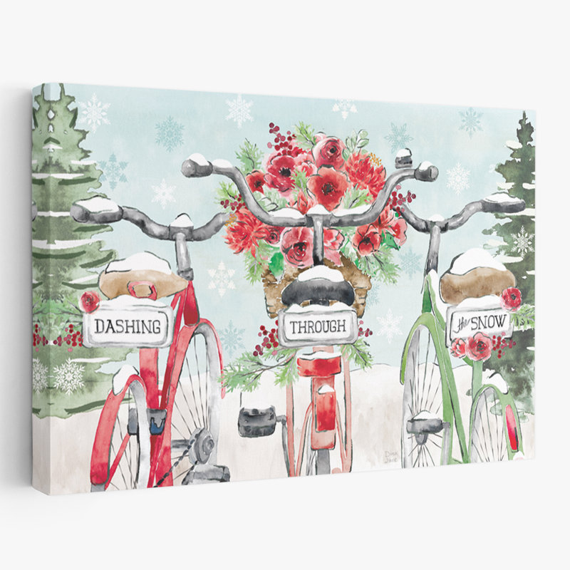 «Holiday Ride IV - Christmas Berries», H 16 po x l 24 po