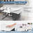 60" Foldable Sewing Table, Multipurpose Sewing Machine Table with Adjustable Platform and Drawers