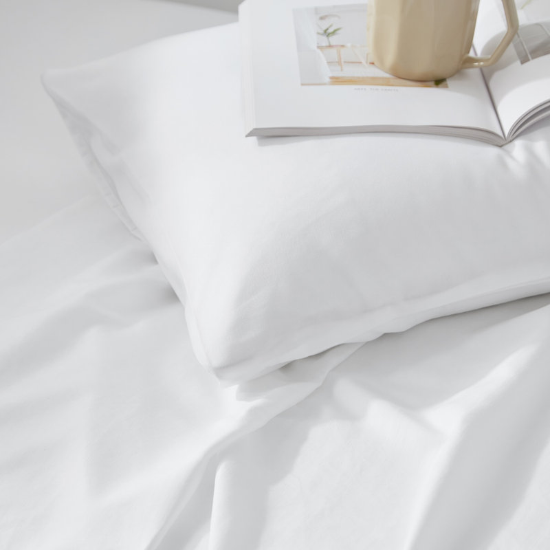 Ensemble de draps double TG, Blanc