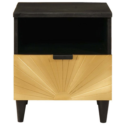 40cm W Solid Wood Bedside Table