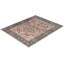 Tapis noué à la main de conception unique Raffin - gris, 7 pi 10 po x 9 pi 9 po