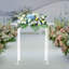Supports à fleurs rectangulaires en acrylique transparent 40 po (H)