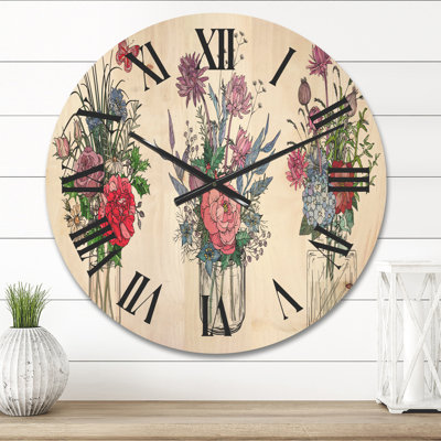 Solid Wood Wall Clock