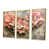 Toile avec cadre flottant or