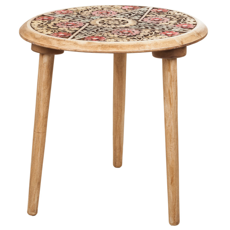 Arpa Solid Wood Three Leg Coffee Table