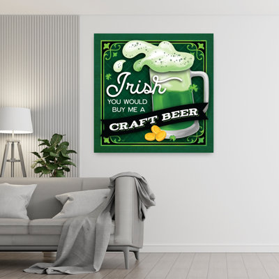 Art contemporain fantaisiste irlandais bière irlandaise