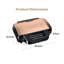 Tower Deep Filled Sandwich Maker with Non-Stick Coated Plate and Automatic Temperature Control, 900W-66815567