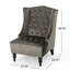 Fauteuil club haut dossier Toddman (table non incluse)