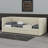 Daybed With Two Drawers And Wood Slat-1366350597