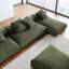 Canapé modulaire rembourré avec repose-pieds 4 pièces Solace-101704620
