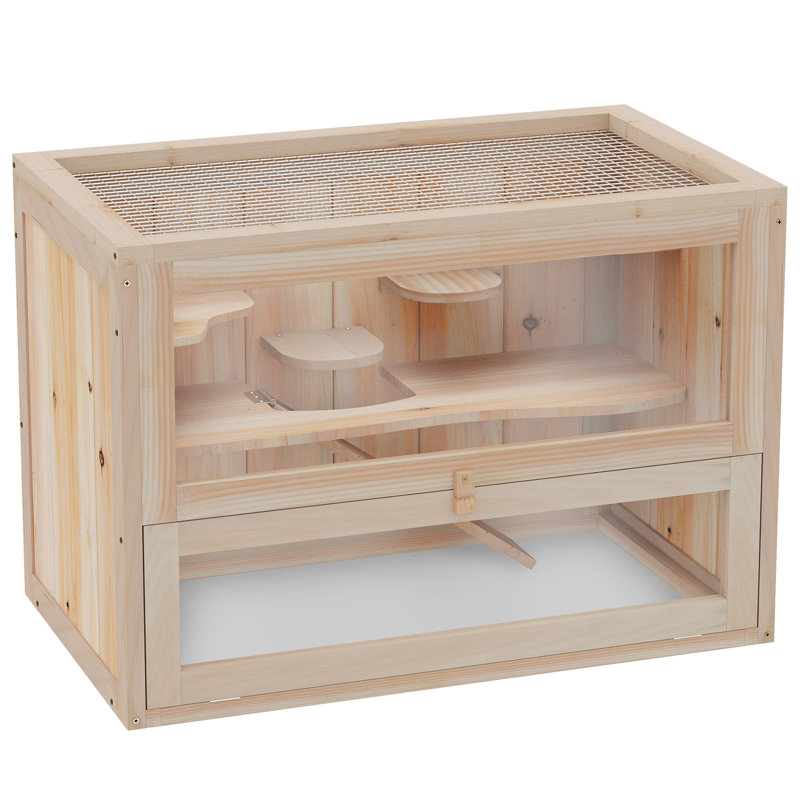 Cage à hamster sur 2 niveaux