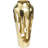 Moderna Gold Aluminum Metal Abstract Drip Decorative Vase with Melting Designed Body-1260401591-1260401588