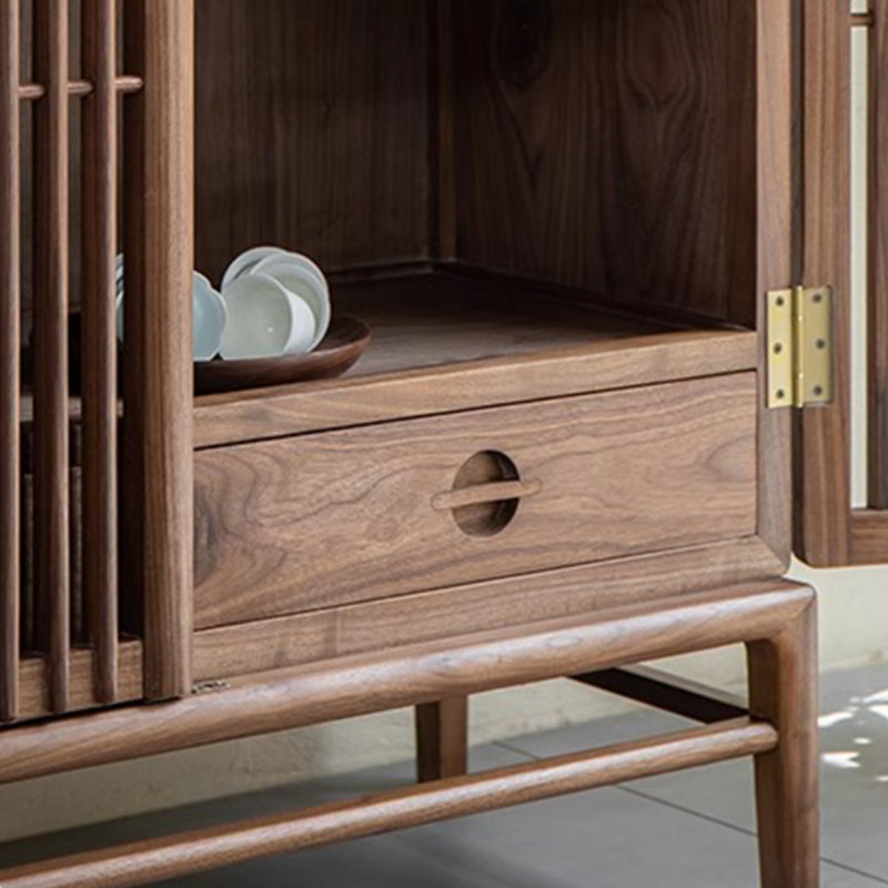 Large-Capacity Retro Sideboard