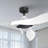 54" 3 - Blade Ceiling Fan With Remote Control