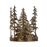 Rustic Lodge 1 - Light Flush Mounted Sconce