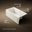 Archer® 60" x 32" Alcove Whirlpool-54077326-52493657